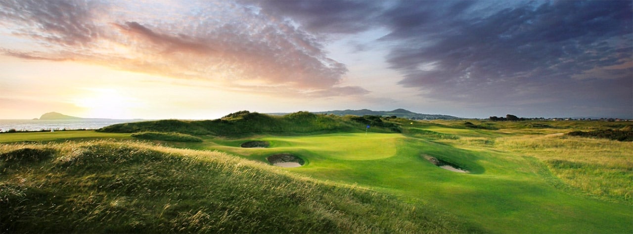 Kustnära fairway i Portmarnock