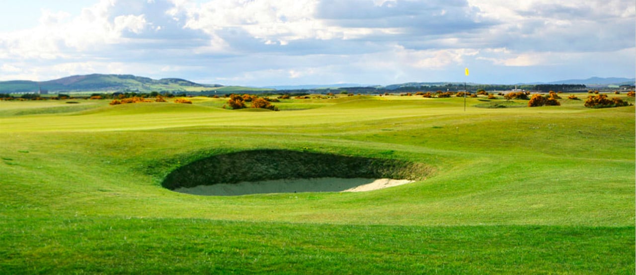 Bunkerlandskap på St Andrews