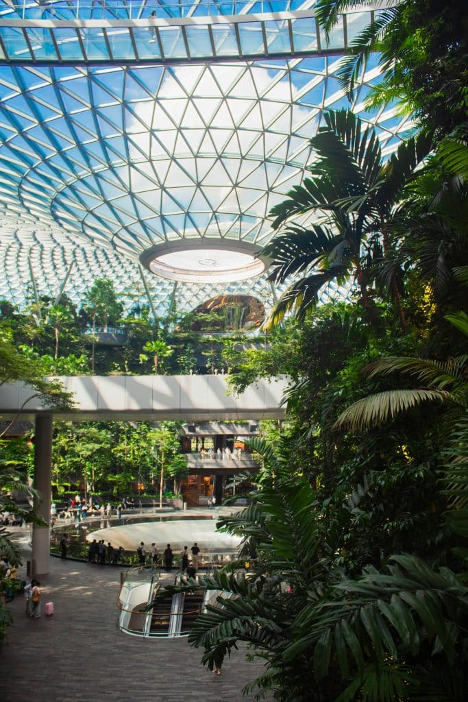 Singapore Airport, grönområden & Jewel